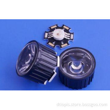 Narrow Beam Angle PMMA LED Optical lens for LED Torch Light